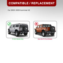 Load image into Gallery viewer, Hummer H2 2003-2009 LED Tail Lights Black Housing Smoke Len