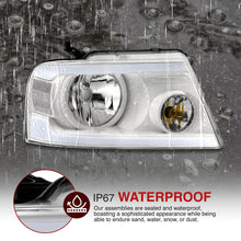 Load image into Gallery viewer, Ford F150 2004-2008 / Lincoln Mark LT 2005-2008 LED DRL Bar Factory Style Headlights White Housing Clear Len Clear Reflector
