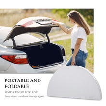 Load image into Gallery viewer, AJP Distributors 4 Foot Portable Round Folding Card Table 4FT 48" Half Foldable Heavy Duty Plastic w/ Carry Handle - Indoor Outdoor Backyard Camping Picnic BBQ Party Wedding Dining Office Event White