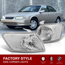 Load image into Gallery viewer, Toyota Camry 2000-2001 Factory Style Corners Chrome Housing Clear Len Clear Reflector