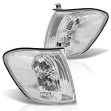 Load image into Gallery viewer, Toyota Tundra (Double Cab / 4 Door Models Only) 2005-2006 / Sequoia 2005-2007 Factory Style Corners Chrome Housing Clear Len Clear Reflector