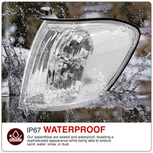 Load image into Gallery viewer, Toyota Tundra (Double Cab / 4 Door Models Only) 2005-2006 / Sequoia 2005-2007 Factory Style Corners Chrome Housing Clear Len Clear Reflector