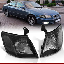 Load image into Gallery viewer, Toyota Camry 2000-2001 Factory Style Corners Black Housing Clear Len Clear Reflector