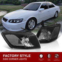 Load image into Gallery viewer, Toyota Camry 2000-2001 Factory Style Corners Black Housing Clear Len Clear Reflector