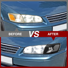Load image into Gallery viewer, Toyota Camry 2000-2001 Factory Style Corners Black Housing Clear Len Clear Reflector