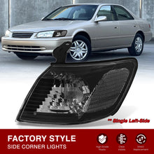 Load image into Gallery viewer, Toyota Camry 2000-2001 Factory Style Corner Light Left Driver Side Black Housing Clear Len Clear Reflector