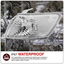 Load image into Gallery viewer, Toyota Camry 2000-2001 Factory Style Corner Light Left Driverside Chrome Housing Clear Len Clear Reflector