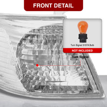 Load image into Gallery viewer, Toyota Camry 2000-2001 Factory Style Corner Light Right Passenger Side Chrome Housing Clear Len Clear Reflector