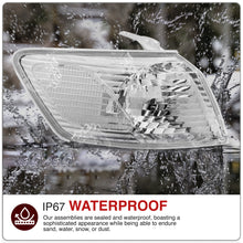 Load image into Gallery viewer, Toyota Camry 2000-2001 Factory Style Corner Light Right Passenger Side Chrome Housing Clear Len Clear Reflector