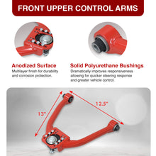 Load image into Gallery viewer, Nissan 350Z 2003-2009 / Infiniti G35 2003-2007 Front Upper & Rear Control Arms Camber Kit Red