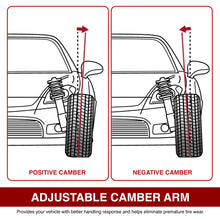 Load image into Gallery viewer, Nissan 350Z 2003-2009 / Infiniti G35 2003-2007 Front Upper & Rear Control Arms Camber Kit Red