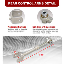 Load image into Gallery viewer, Nissan 350Z 2003-2009 / Infiniti G35 2003-2007 Front Upper & Rear Control Arms Camber Kit Silver