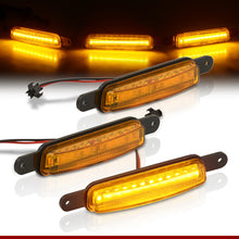 Load image into Gallery viewer, Chevrolet Silverado 1500 2016-2018 / 2018-2020 Ford F-150 / 2007-2018 Jeep Wrangler JK Front Bumper Grille Amber LED DRL Running Lights