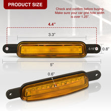 Load image into Gallery viewer, Chevrolet Silverado 1500 2016-2018 / 2018-2020 Ford F-150 / 2007-2018 Jeep Wrangler JK Front Bumper Grille Amber LED DRL Running Lights