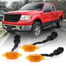 Load image into Gallery viewer, 2004-2008 Ford F-150 Front Bumper Grille Amber LED DRL Running Lights