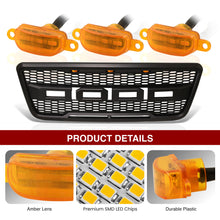 Load image into Gallery viewer, 2004-2008 Ford F-150 Front Bumper Grille Amber LED DRL Running Lights