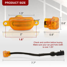 Load image into Gallery viewer, 2004-2008 Ford F-150 Front Bumper Grille Amber LED DRL Running Lights