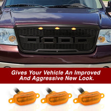 Load image into Gallery viewer, 2004-2008 Ford F-150 Front Bumper Grille Amber LED DRL Running Lights