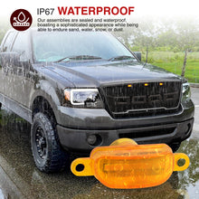 Load image into Gallery viewer, 2004-2008 Ford F-150 Front Bumper Grille Amber LED DRL Running Lights