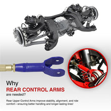 Load image into Gallery viewer, Chevrolet Camaro 2016-2024 Rear Upper Adjustable Trailing Control Arms Kit Blue