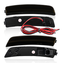 Load image into Gallery viewer, Ford Mustang Mach-E 2021-2024 Chrome Housing Smoked Lens Front Amber Rear Red LED Side Marker