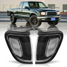Load image into Gallery viewer, Toyota Tacoma 2001-2004 Factory Style Corners Black Housing Clear Len Clear Reflector