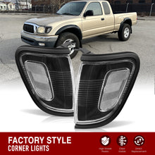 Load image into Gallery viewer, Toyota Tacoma 2001-2004 Factory Style Corners Black Housing Clear Len Clear Reflector