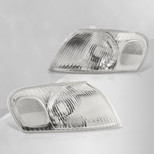 Load image into Gallery viewer, Toyota Corolla 1998-2000 Factory Style Corners Chrome Housing Clear Len Clear Reflector