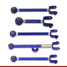 Load image into Gallery viewer, Mazda Miata MX-5 2016-2024 Rear Lower & Upper Adjustable Camber Kit Traction & Toe Control Arms Set Blue