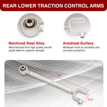 Load image into Gallery viewer, Mazda Miata MX-5 2016-2024 Rear Lower & Upper Adjustable Camber Kit Traction & Toe Control Arms Set Silver