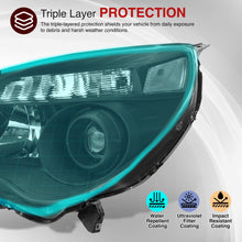 Load image into Gallery viewer, 2010-2015 Chevrolet Equinox Halogen Headlights w/ Projector Beam Black Housing Clear Lens Reflector
