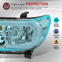 Load image into Gallery viewer, Toyota Tundra 2007-2013 / Sequoia 2008-2017 LED DRL Bar Factory Style Headlights Chrome Housing Clear Len Clear Reflector Sequential