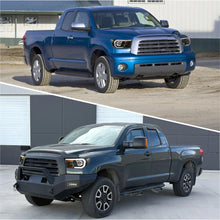 Load image into Gallery viewer, Toyota Tundra 2007-2013 / Sequoia 2008-2017 LED DRL Bar Projector Headlights Black Housing Clear Len Clear Reflector Sequential