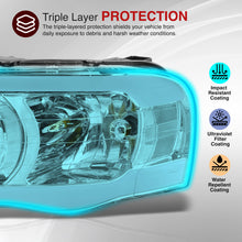Load image into Gallery viewer, Dodge Ram 1500 2002-2005 / Ram 2500 3500 2003-2005 LED DRL Bar Projector Headlights Chrome Housing Clear Len Clear Reflector Sequential