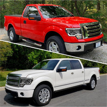 Load image into Gallery viewer, Ford F150 2009-2014 LED DRL Bar Factory Style Headlights Black Housing Clear Len Clear Reflector (Halogen Models Only) Sequential