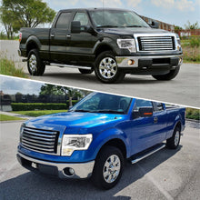 Load image into Gallery viewer, Ford F150 2009-2014 LED DRL Bar Factory Style Headlights Chrome Housing Clear Len Clear Reflector (Halogen Models Only) Sequential