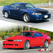 Load image into Gallery viewer, Ford Mustang 1999-2004 LED DRL Bar Factory Style Headlights Chrome Housing Clear Len Clear Reflector Sequential