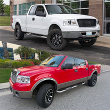 Load image into Gallery viewer, Ford F150 2004-2008 LED DRL Bar Projector Headlights Chrome Housing Clear Len Clear Reflector Sequential