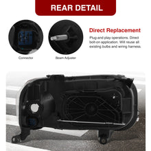 Load image into Gallery viewer, Ford Escape 2005-2007 Headlight Black Housing Clear Lens Reflector