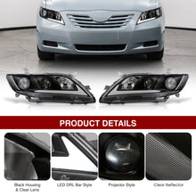 Load image into Gallery viewer, Dodge Ram 1500 2009-2018 / Ram 2500 3500 2010-2018 LED DRL Bar Projector Headlights Black Housing Clear Len Clear Reflector (Dual / Quad Models Headlamps Only) Sequential