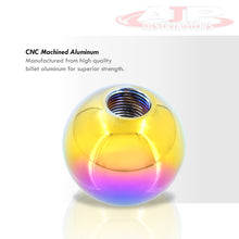 Load image into Gallery viewer, JDM Sport Universal Weighted Ball Style Shift Knob Neo Chrome