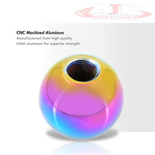 Load image into Gallery viewer, JDM Sport Universal Weighted Ball Style 5 Speed Shift Knob Neo Chrome