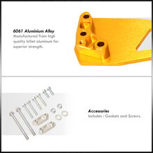 Load image into Gallery viewer, JDM Sport Honda Civic 1996-2000 Rear Subframe Brace Gold