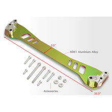 Load image into Gallery viewer, JDM Sport Honda Civic 1996-2000 Rear Subframe Brace Neo Chrome