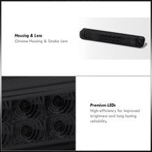 Load image into Gallery viewer, Chevrolet C/K 1500 2500 3500 1988-1998 / GMC C/K 1500 2500 3500 1988-1998 LED 3rd Brake Light Chrome Housing Smoke Len