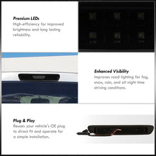 Load image into Gallery viewer, Chevrolet Colorado 2004-2012 / GMC Canyon 2004-2012 / Isuzu i-280 i-350 2006 / i-290 i-370 2007-2008 LED Bar 3rd Brake Light Black Housing Smoke Len (Version 2)