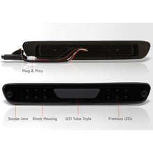 Load image into Gallery viewer, Chevrolet Colorado 2004-2012 / GMC Canyon 2004-2012 / Isuzu i-280 i-350 2006 / i-290 i-370 2007-2008 LED Bar 3rd Brake Light Black Housing Smoke Len (Version 2)