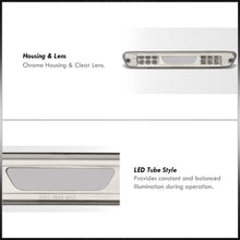 Load image into Gallery viewer, Chevrolet Colorado 2004-2012 / GMC Canyon 2004-2012 / Isuzu i-280 i-350 2006 / i-290 i-370 2007-2008 LED Bar 3rd Brake Light Chrome Housing Clear Len (Version 2)