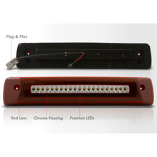 Load image into Gallery viewer, Chevrolet Colorado 2015-2022 / GMC Canyon 2015-2022 Strobe LED 3rd Brake Light Chrome Housing Red Len
