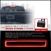 Load image into Gallery viewer, Chevrolet Colorado 2015-2022 / GMC Canyon 2015-2022 Strobe LED 3rd Brake Light Chrome Housing Red Len